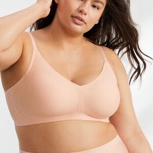 Honeylove Silhouette Bra Size Large Rose Tan